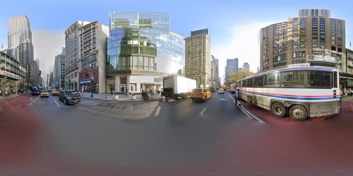 Street-level panorama of the same point captured in 2026.04